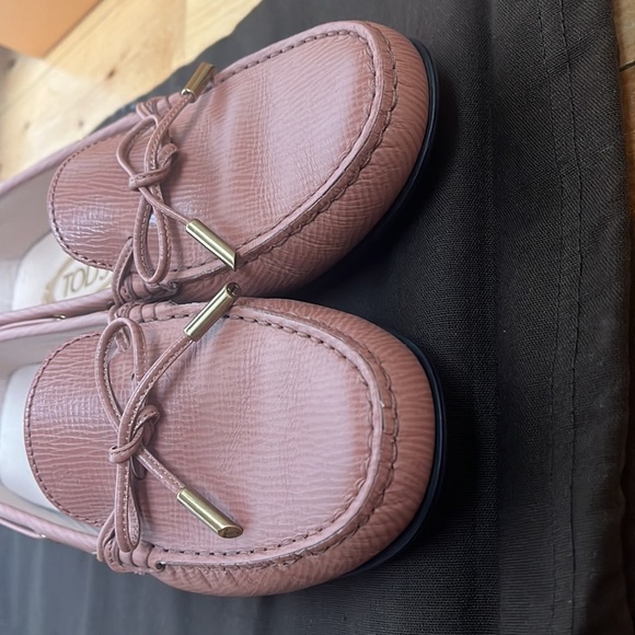 TODS Leather Gomino Driving Loafers Tan Sz 39 - Picture 6 of 13